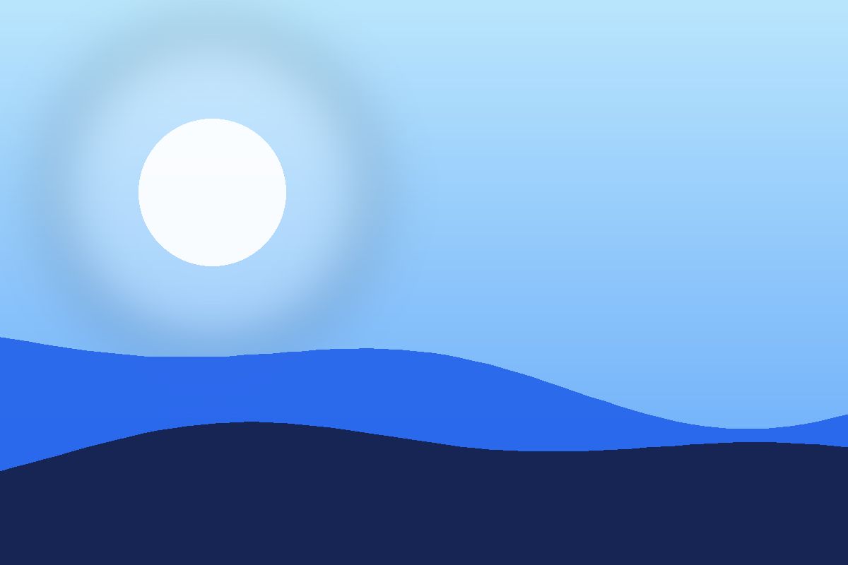 Blaue Weite